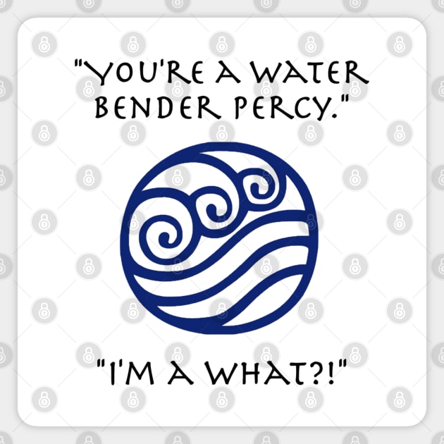 You're a Waterbender Sticker by A Dose of Fran